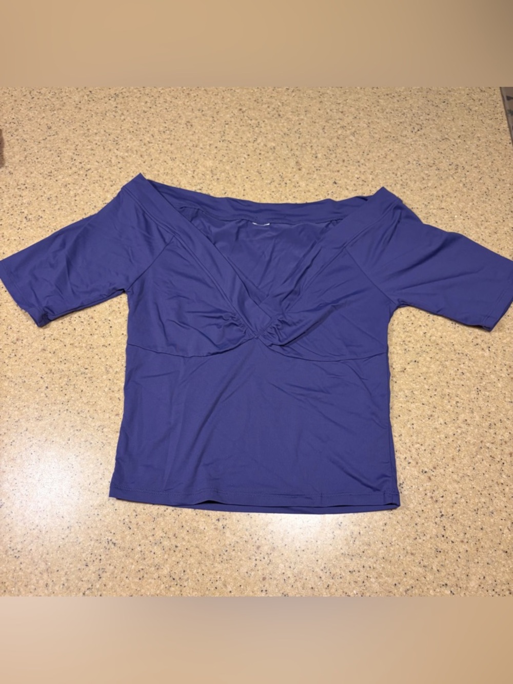 Fabletics Blue Crop Top